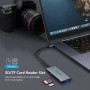 Comprar Docking USB Tipo-C Vention TOPHB/ 1xHDMI/ 3xUSB/ 1xLector Tarjetas SD y MicroSD/ Gris - Ganga Electrónica