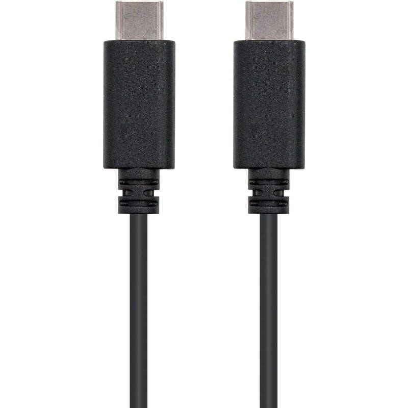 Comprar Cable USB 2.0 Tipo-C Nanocable 10.01.2301/ USB Tipo-C Macho - USB Tipo-C Macho/ 480Mbps/ 1m/ Negro - Ganga Electrónica