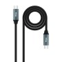 Comprar Cable USB 3.2 Tipo-C Nanocable 10.01.4303/ USB Tipo-C Macho - USB Tipo-C Macho/ hasta 100W/ 20Gbps/ 3m/ Gris y Negro - G