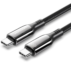 Comprar Cable USB 2.0 Tipo-C 5A 100W Vention CTKBAV/ USB Tipo-C Macho - USB Tipo-C Macho/ Hasta 100W/ 480Mbps/ 1.2m/ Negro - Gan