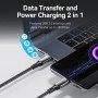 Comprar Cable USB 2.0 Tipo-C 5A 100W Vention CTKBAV/ USB Tipo-C Macho - USB Tipo-C Macho/ Hasta 100W/ 480Mbps/ 1.2m/ Negro - Gan