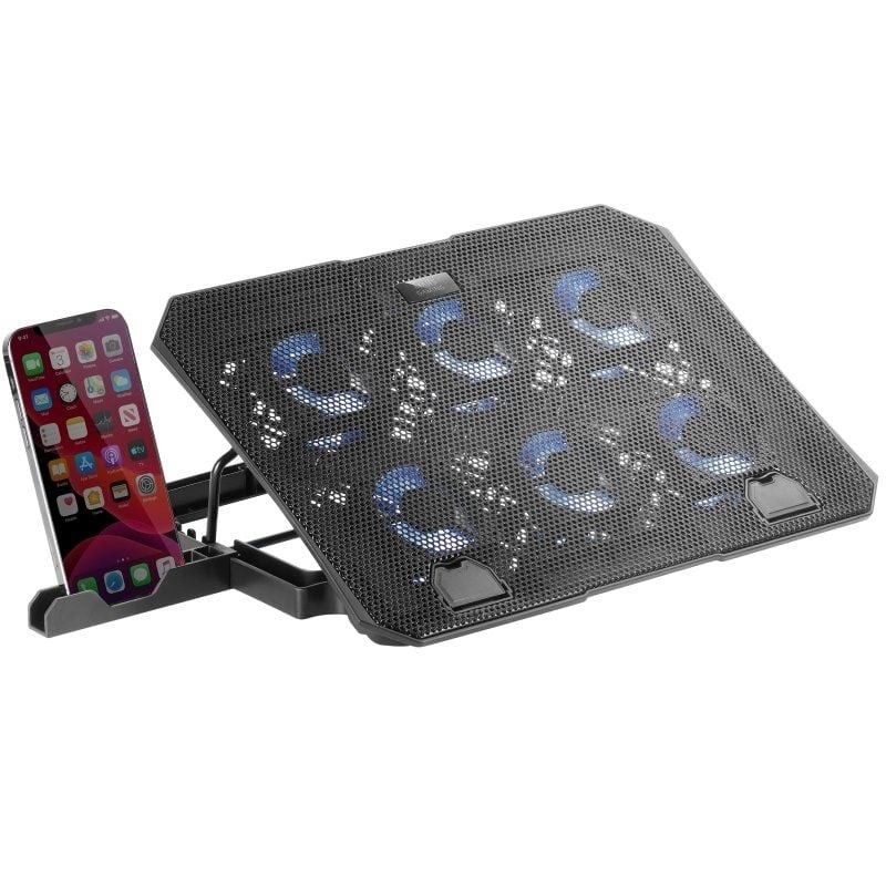 Comprar Soporte Refrigerante Mars Gaming MNBC23 para Portátiles hasta 16'/ Iluminación LED - Ganga Electrónica