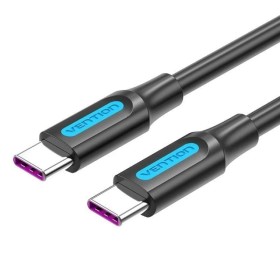 Comprar Cable USB 2.0 Tipo-C Vention COTBD/ USB Tipo-C Macho - USB Tipo-C Macho/ Hasta 100W/ 480Mbps/ 50cm/ Negro - Ganga Electr