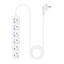 Comprar Regleta Nanocable 10.37.0006-NS/ 6 Tomas de Corriente/ Cable 1.4m/ Blanca - Ganga Electrónica