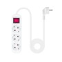 Comprar Regleta con Interruptor Nanocable 10.38.0003/ 3 Tomas de Corriente/ Cable 1.4M/ Blanca - Ganga Electrónica
