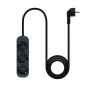 Comprar Regleta Nanocable 10.38.0003-NS-BK/ 3 Tomas de Corriente/ Cable 1.4m/ Negra - Ganga Electrónica