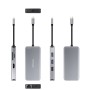 Comprar Docking Tipo-C Nanocable 10.16.1009/ 3xUSB/ 2xHDMI 4K/ 1xRJ45/ 1xLector tarjetas/ 1xUSB Tipo-C PD/ Gris - Ganga Electrón