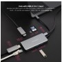 Comprar Docking Tipo-C Nanocable 10.16.1009/ 3xUSB/ 2xHDMI 4K/ 1xRJ45/ 1xLector tarjetas/ 1xUSB Tipo-C PD/ Gris - Ganga Electrón