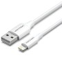 Comprar Cable USB 2.0 Lightning Vention LAIWF/ USB Macho - Lightning Macho/ 480Mbps/ 1m/ Blanco - Ganga Electrónica