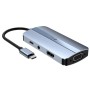 Comprar Docking USB Tipo-C Leotec LEDS04/ 2xUSB/ 1xUSB Tipo-C/ 1xUSB Tipo-C PD/ 1xHDMI 4K/ 1xVGA/ 1xAudio/ Azul - Ganga Electrón