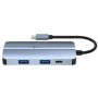 Comprar Docking USB Tipo-C Leotec LEDS04/ 2xUSB/ 1xUSB Tipo-C/ 1xUSB Tipo-C PD/ 1xHDMI 4K/ 1xVGA/ 1xAudio/ Azul - Ganga Electrón