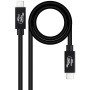 Comprar Cable USB 4.0 Nanocable 10.01.5001/ USB Tipo-C Macho - USB Tipo-C Macho/ Hasta 240W/ 40Gbps/ 1m/ Negro - Ganga Electróni