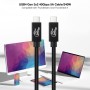 Comprar Cable USB 4.0 Nanocable 10.01.5001/ USB Tipo-C Macho - USB Tipo-C Macho/ Hasta 240W/ 40Gbps/ 1m/ Negro - Ganga Electróni