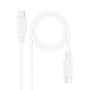 Comprar Cable USB 2.0 Tipo-C Nanocable 10.01.2301-L150-W/ USB Tipo-C Macho - USB Tipo-C Macho/ 480Mbps/ 1.5m/ Blanco - Ganga Ele