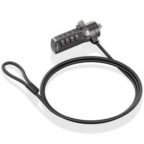 Comprar Cable de Seguridad para Portátiles Aisens ASLK-D40N03-BK/ 1.5m - Ganga Electrónica