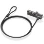 Comprar Cable de Seguridad para Portátiles Aisens ASLK-D40N03-BK/ 1.5m - Ganga Electrónica