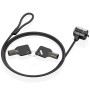 Comprar Cable de Seguridad para Portátiles Aisens ASLK-D40K04-BK/ 1.5m - Ganga Electrónica