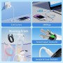 Comprar Cable USB 2.0 Lightning Vention LAMSF/ USB Macho - Lightning Macho/ 480Mbps/ 1m/ Azul - Ganga Electrónica