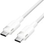 Comprar Cable USB 2.0 Tipo-C 3A Vention TRDWH/ USB Tipo-C Macho - USB Tipo-C Macho/ Hasta 60W/ 480Mbps/ 2m/ Blanco - Ganga Elect