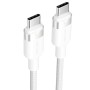 Comprar Cable USB 2.0 Tipo-C 3A Vention TRDWH/ USB Tipo-C Macho - USB Tipo-C Macho/ Hasta 60W/ 480Mbps/ 2m/ Blanco - Ganga Elect