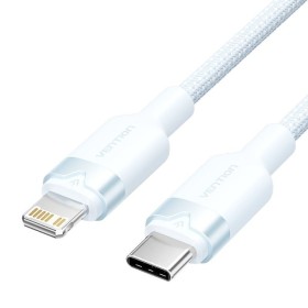 Comprar Cable USB Tipo-C Lightning Vention LALSH/ USB Tipo-C Macho - Lightning Macho/ 27W/ 480Mbps/ 2m/ Azul - Ganga Electrónica