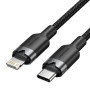 Comprar Cable USB Tipo-C Lightning Vention LALBF/ USB Tipo-C Macho - Lightning Macho/ 27W/ 480Mbps/ 1m/ Negro - Ganga Electrónic