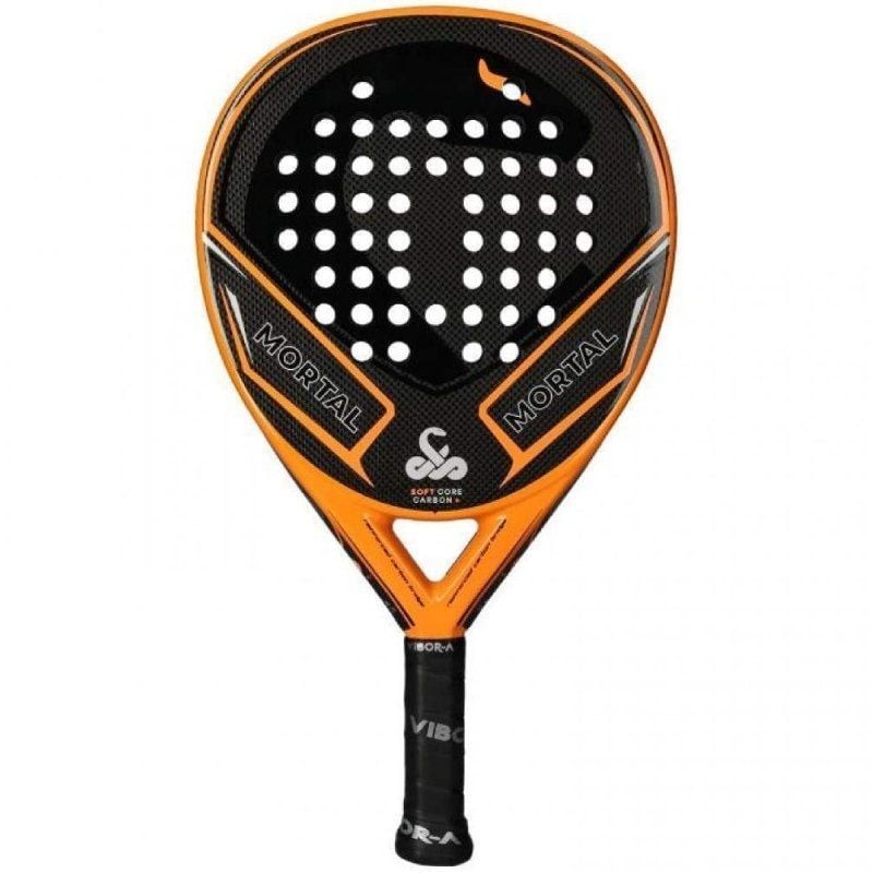 Comprar Pala de Pádel Vibor-A Mortal Carbon 3.0/ Naranja y Negra - Ganga Electrónica