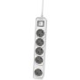 Comprar Regleta con Interruptor Philips CHP2154W/12/ 5 Tomas de corriente/ Cable 1.5m/ Blanco - Ganga Electrónica