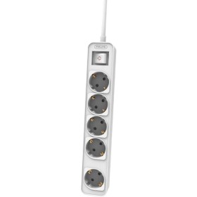 Comprar Regleta con Interruptor Philips CHP2154W/12/ 5 Tomas de corriente/ Cable 1.5m/ Blanco - Ganga Electrónica