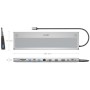 Comprar Docking USB Tipo-C Aisens ASUC-12P020-GR/ 2xHDMI 4K/ 3xUSB/ 1xUSB Tipo-C/ 1xRJ45/ 1xDisplayPort/ 1xLector Tarjetas/ 1xUS