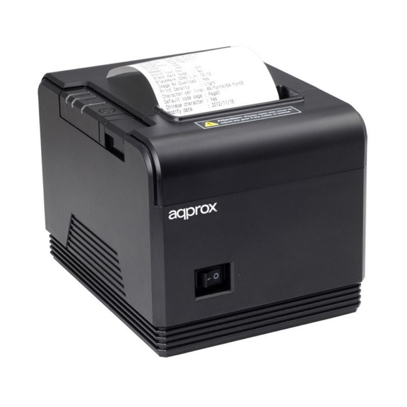 Comprar Impresora de Tickets Approx appPOS80AM3/ Térmica/ Ancho papel 80mm/ USB-RS232-Ethernet/ Negra - Ganga Electrónica
