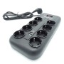 Comprar Regleta con Interruptor Cyberpower P0820SUD0-DE/ 8 Tomas de corriente/ 2 USB/ Cable 1.8m/ Negra - Ganga Electrónica