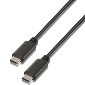 Comprar Cable USB 2.0 Tipo-C Aisens A107-0055/ USB Tipo-C Macho - USB Tipo-C Macho/ 480Mbps/ 50cm/ Negro - Ganga Electrónica