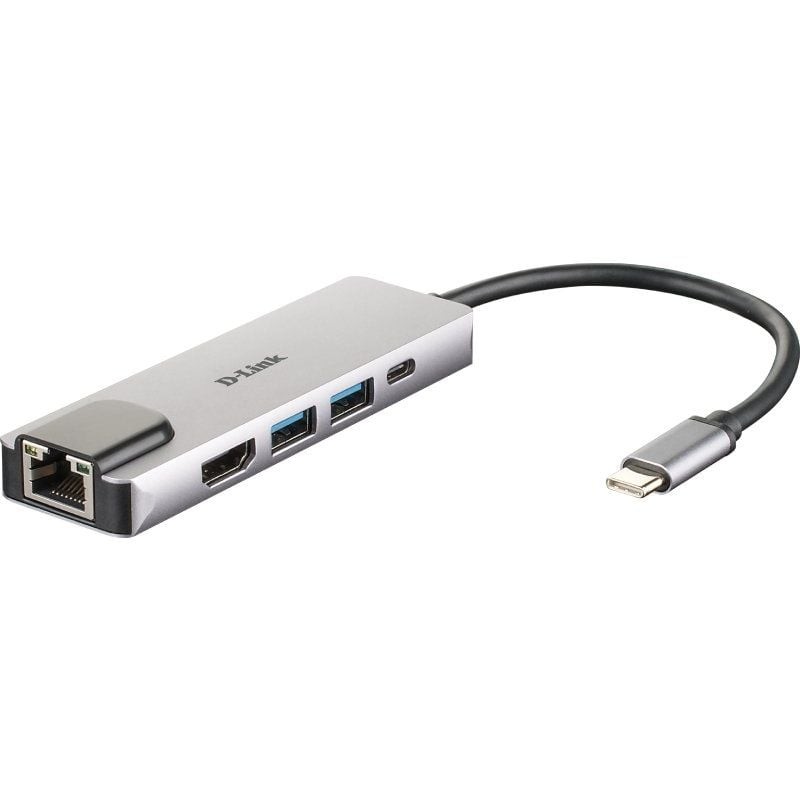 Comprar Dlink Docking USB Tipo-C D-Link DUB-M520/ 2xUSB/ 1xUSB Tipo-C/ 1xHDMI 4K/ 1xRJ45/ 1xThunderbolt/ Gris - Ganga Electrónic