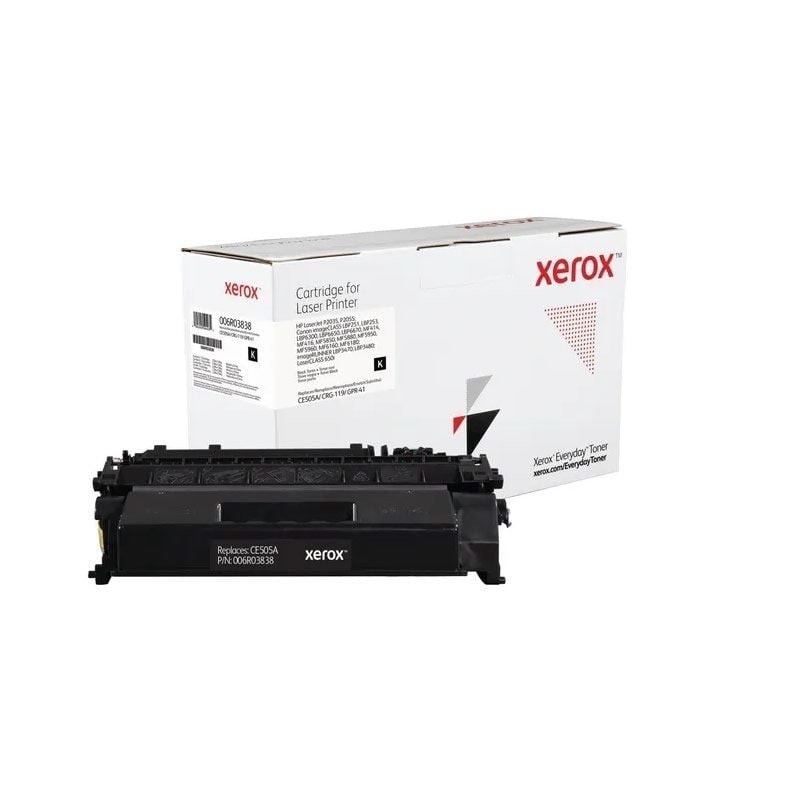 Comprar Tóner compatible Xerox 006R03838 compatible con HP CE505A/ CRG-119/ GPR-41/ 2300 páginas/ Negro - Ganga Electrónica