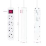 Comprar Regleta con Interruptor Nanocable 10.37.0004/ 4 Tomas de Corriente/ Cable 1.4M/ Blanca - Ganga Electrónica