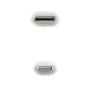 Comprar Cable USB 2.0 Tipo-C Lightning Nanocable 10.10.0600/ USB Tipo-C Macho - Lightning Macho/ 50cm/ Blanco - Ganga Electrónic