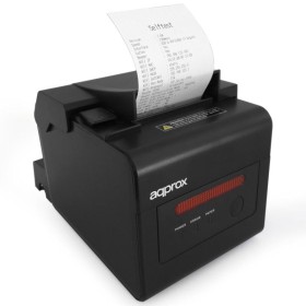 Comprar Impresora de Tickets Approx appPOS80WIFI+LAN/ Térmica/ Ancho papel 58 y 80mm/ USB-WiFi-LAN-RS232-RJ11/ Negra - Ganga Ele