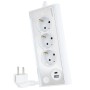Comprar Regleta con Interruptor Nanocable 10.37.0013-W/ 3 Tomas de Corriente/ 1 USB/ 1 USB Tipo-C/ Cable 1.5m/ Blanca - Ganga El