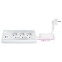 Comprar Regleta con Interruptor Nanocable 10.37.0013-W/ 3 Tomas de Corriente/ 1 USB/ 1 USB Tipo-C/ Cable 1.5m/ Blanca - Ganga El