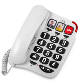 Comprar Teléfono SPC Confort Numbers 2/ Blanco - Ganga Electrónica