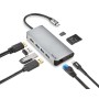 Comprar Docking USB Tipo-C NGS WonderDock8/ 3xUSB/ 1xUSB Tipo-C DP/ 1xHDMI 4K/ 1xRJ45/ 1xLector Tarjetas SD - Ganga Electrónica