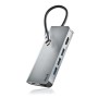 Comprar Docking USB Tipo-C NGS WonderDock8/ 3xUSB/ 1xUSB Tipo-C DP/ 1xHDMI 4K/ 1xRJ45/ 1xLector Tarjetas SD - Ganga Electrónica