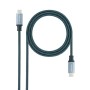 Comprar Cable USB 3.1 Tipo-C Nanocable 10.01.4101-L150-COMB/ USB Tipo-C Macho - USB Tipo-C Macho/ Hasta 100W/ 10Gbps/ 1.5m/ Gris