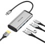 Comprar Docking USB Tipo-C Vention CNBHB/ 1xHDMI 4K/ 3xUSB/ 1xUSB Tipo-C PD/ Gris - Ganga Electrónica