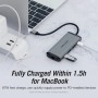 Comprar Docking USB Tipo-C Vention CNDHB/ 1xHDMI 4K/ 3xUSB/ 1xUSB Tipo-C PD/ 1xRJ45/ 1xLector tarjetas/ Gris - Ganga Electrónica
