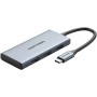 Comprar Docking USB Tipo-C Vention TOOHB/ 1xHDMI 4K/ 3xUSB/ 1xLector Tarjetas/ Gris - Ganga Electrónica