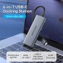 Comprar Docking USB Tipo-C Vention TOOHB/ 1xHDMI 4K/ 3xUSB/ 1xLector Tarjetas/ Gris - Ganga Electrónica