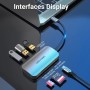 Comprar Docking USB Tipo-C Vention TNHHB/ 3xUSB/ 1xUSB Tipo-C PD/ 1xLector Tarjetas SD y MicroSD/ Gris - Ganga Electrónica
