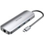 Comprar Docking USB Tipo-C Vention TOLHB/ 1xHDMI 4K/ 3xUSB/ 1xUSB Tipo-C PD/ 1xRJ45/ 1xLector Tarjetas SD/ 1x MicroSD/ Jack 3.5/